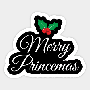 Merry Princemas + Holly Sticker